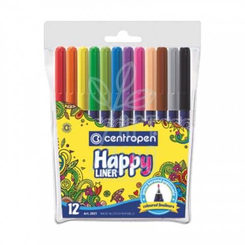 Набір лайнерів Happy, 0,3 мм, 12 шт, Centropen
