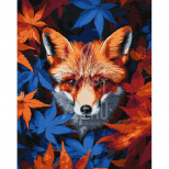 Набір для розпису за номерами "Осіння лисиця", 40х50 см, Ідейка