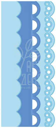 Набір ножів для скрапбукінгу Edgeabilities - Classic Scallop Die Set, 3 шт, Spellbinders