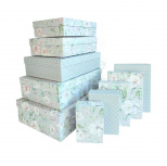 Коробка подарункова "Ніжна пастель", Україна