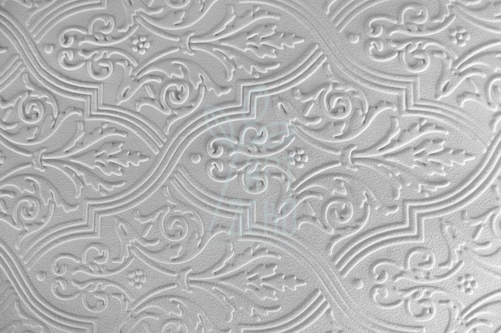 Папір текстурований, тиснений "Орнамент 4", білий, 13х18 см, Україна