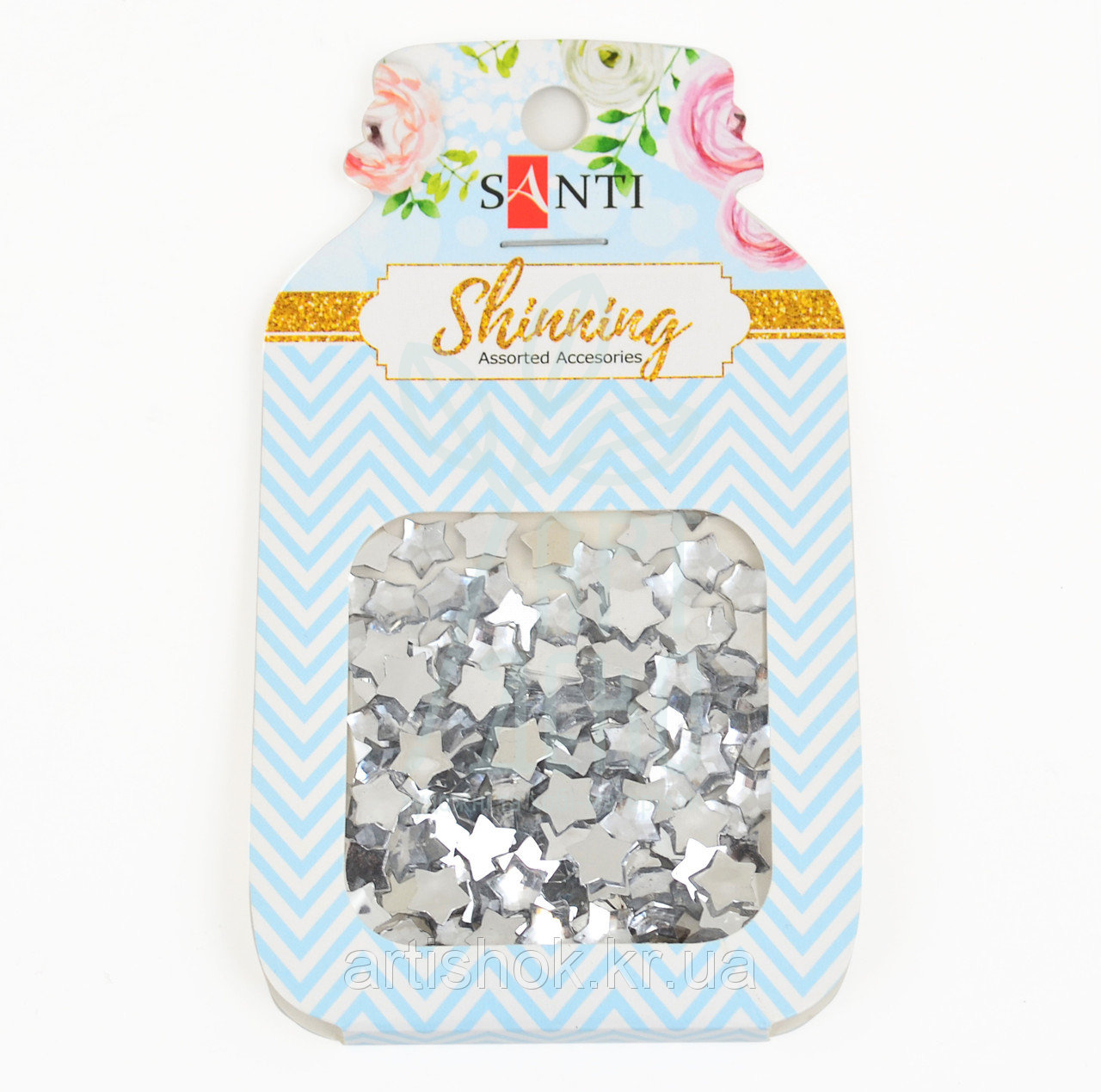 Набір страз "Зірочки", 5 г, Santi