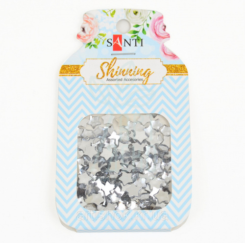 Набір страз "Зірочки", 5 г, Santi