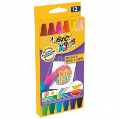 Набір пастелі олійної, 12 шт, BIC