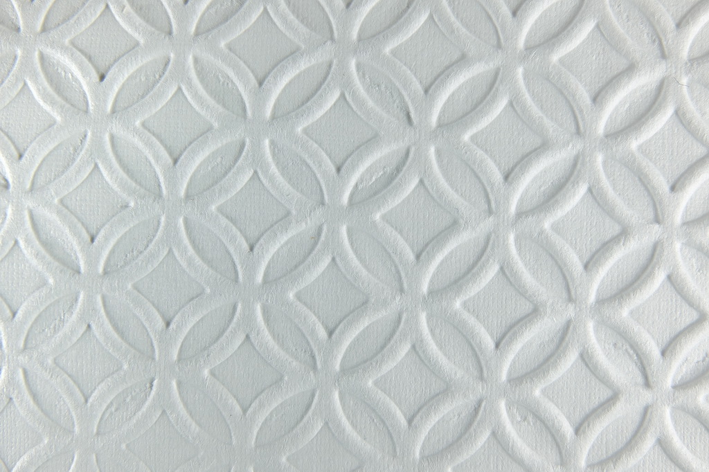 Папір текстурований, тиснений "Орнамент 3", білий, 11х15 см, Україна