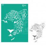Трафарет багаторазовий самоклеючий, №310, серія "Тварини", А4 (21х29,7 см), ROSA Talent