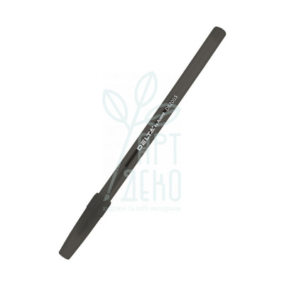 Ручка кулькова DB 2055, 1,0 мм, чорна, Delta by Axent