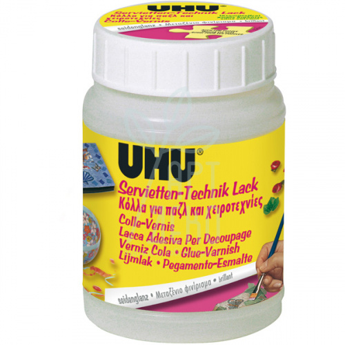 Лак декупажний, без розчинника, глянцевий, 150 мл, UHU