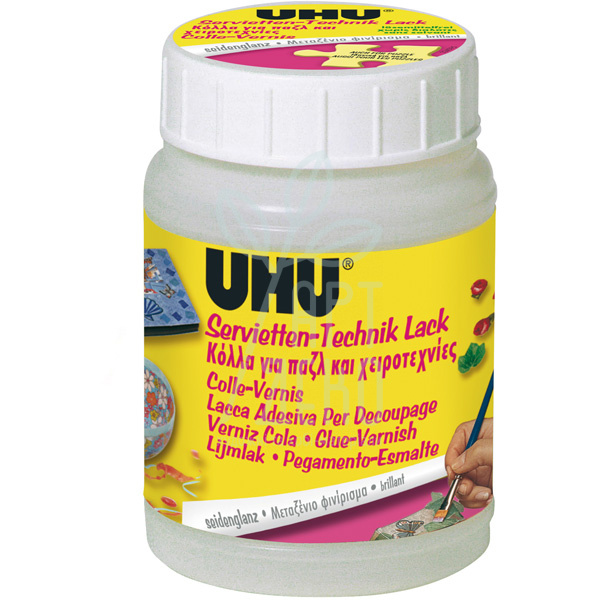 Лак декупажний, без розчинника, глянцевий, 150 мл, UHU