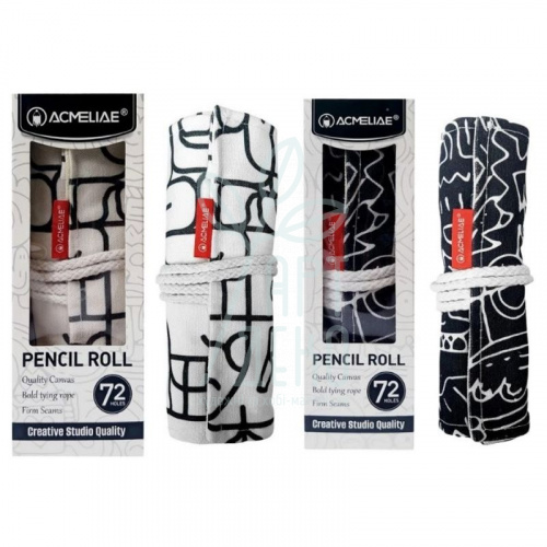 Пенал-згорток для олівців тканинний, 72 шт, Acmeliae