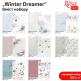 Набір дизайнерського паперу, двосторонній "Winter Dreamer", А4 (21х29,7 см), 200 г/м2, 8 л., ROSA