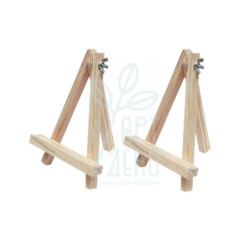 Мольберт настільний, декоративний, макс. висота полотна 20 см, 2 шт, ROSA Studio