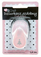 Дірокол фігурний "Ялинка", 1,6 см, Dalprint