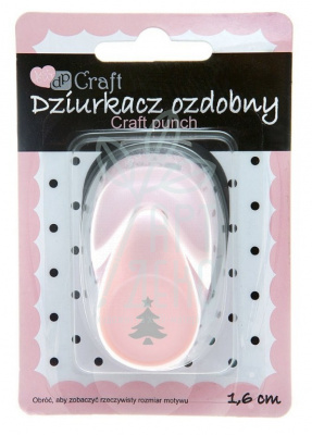 Дірокол фігурний "Ялинка", 1,6 см, Dalprint