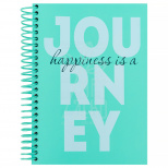 Блокнот "Journey", спіраль, тверда обкладинка, А5 (14,8х21 см), клітинка, 120 л., Axent