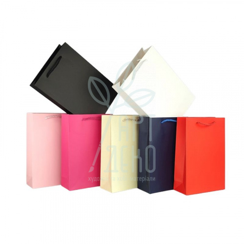 Пакет подарунковий, яскравий, 17х25х7 см 
