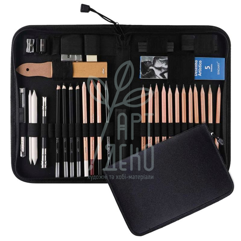 Набір інструментів для рисунку Sketching Set, 42 шт, Sinoart