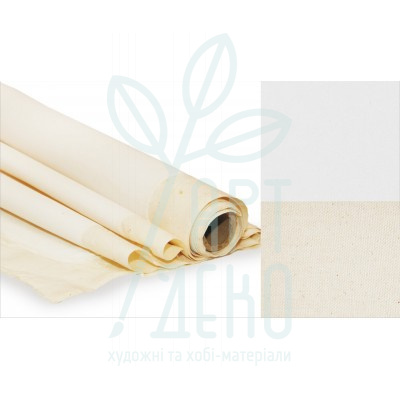 Полотно грунтоване в рулоні, 2х3 м, дрібне зерно, 310 г/м2, бавовна, ROSA Studio