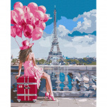Набір для розпису за номерами "Улюблене місто", 40х50 см, Ідейка