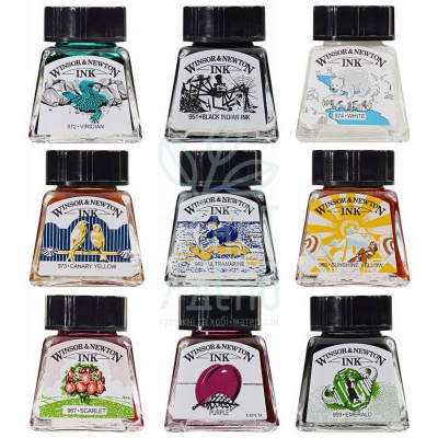 Туш Drawing Inks, 14 мл, Winsor & Newton