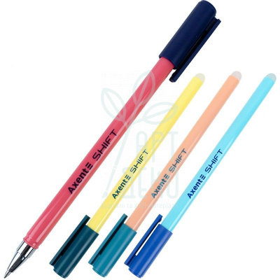 Ручка гелева "Пиши-стирай" Shift, 0,5 мм, синя, Axent