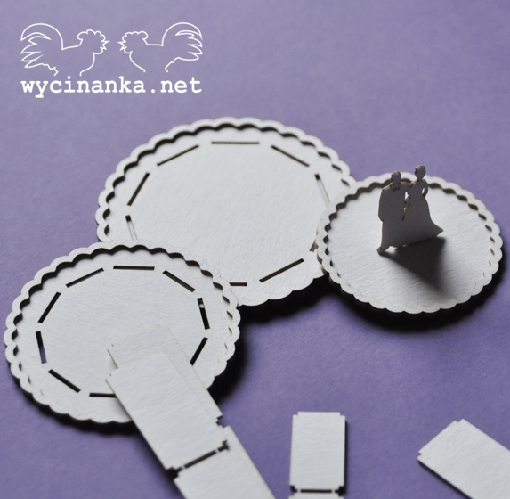 Чипборд 3D "Весільний торт", Wycinanka