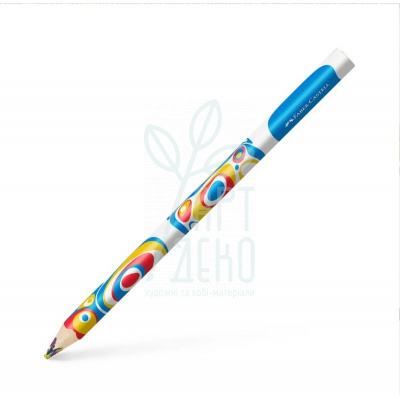 Олівець пастельний Jumbo Basik Fantasy Colours Pastel 3 в1, Faber-Castell