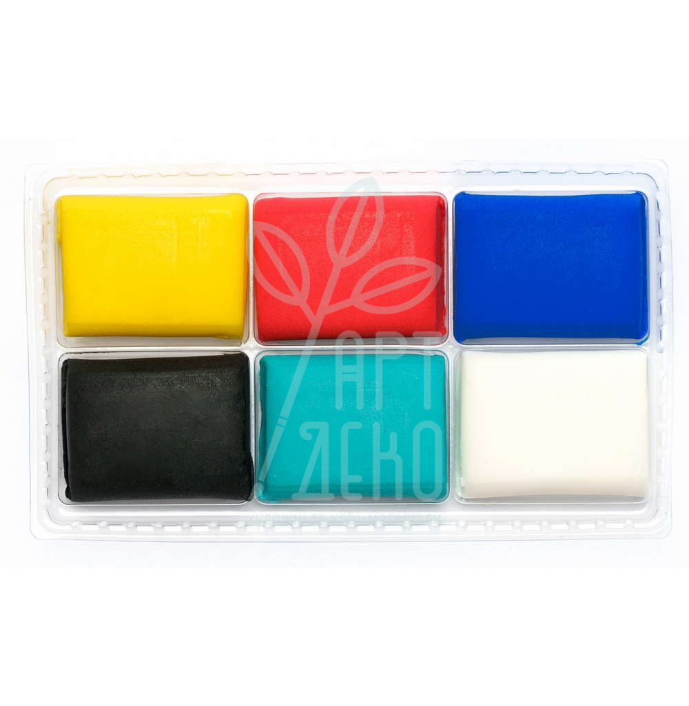 Набір полімерної глини, 6 кол, Школярик