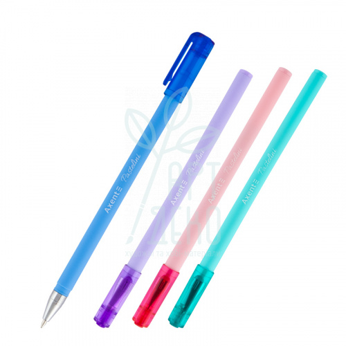 Ручка кулькова Pastelini, 0,5 мм, синя, Axent