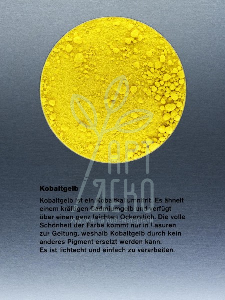 43500 Пігмент, Кобальт жовтий, ауреолін, містить кобальт, 25 г, Kremer