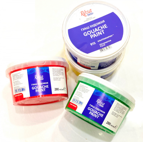 Фарба гуашева Studio, 280 мл, ROSA