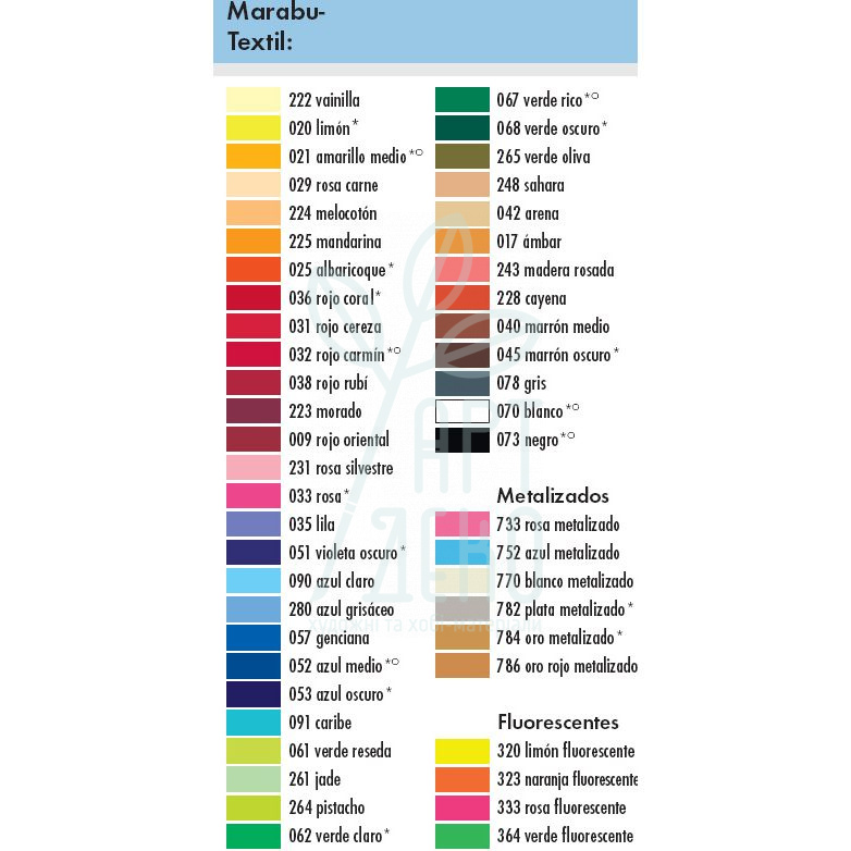 Фарба акрилова для світлих тканин, 50 мл, Marabu