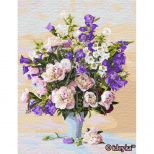 Набір для розпису за номерами "Яскраві дзвіночки", 50х65 см, Ідейка