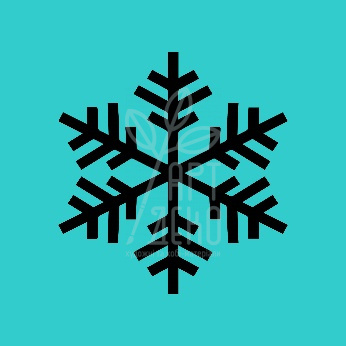 Заготовка новорічна "Сніжинка", фанера, 9,5 см, Україна