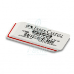 Гумка 7008 Latex-Free, прямокутна, 50х19х8 мм, біла, Faber-Castell