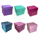 Коробка подарункова, гофрокартон, 19х19х17 см, Україна