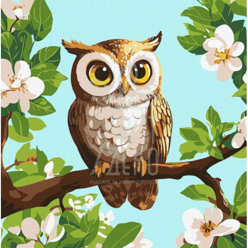 Набір для розпису за номерами "Лісова варта", 30х30 см, Ідейка