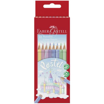 Набір олівців кольорових Pastel, 10 шт, Faber-Castell