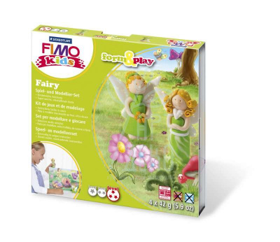 Набір полімерної глини Fimo Kids "Фея", 4 кольори по 42 г