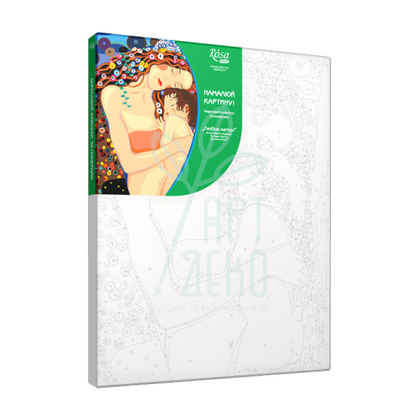 Набір для розпису за номерами "Любов матері", 35х45 см, ROSA START