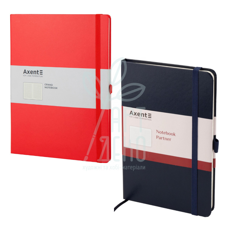 Книга записна Partner Grand, клітинка, 21х29,5 см, 100 л., Axent