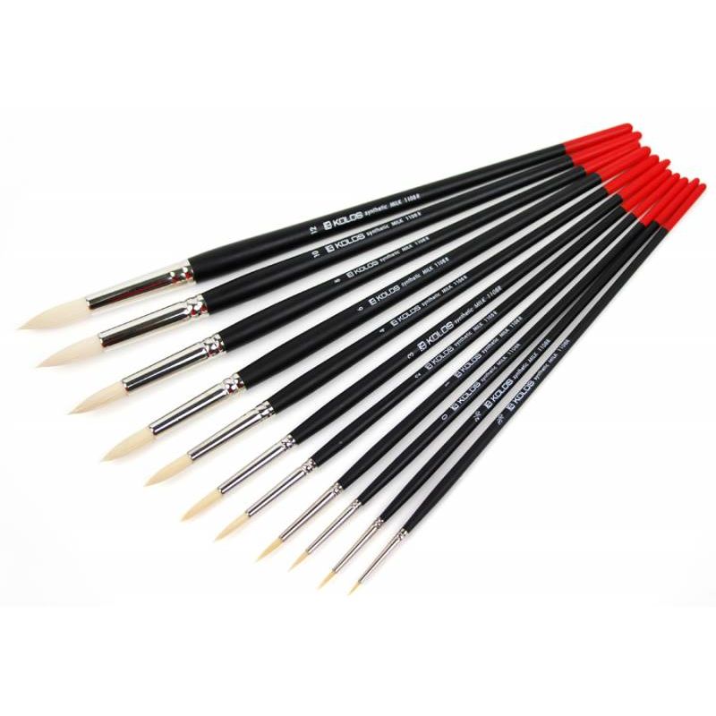 Пензель Синтетика кругла Milk 1108R, д.р., KOLOS