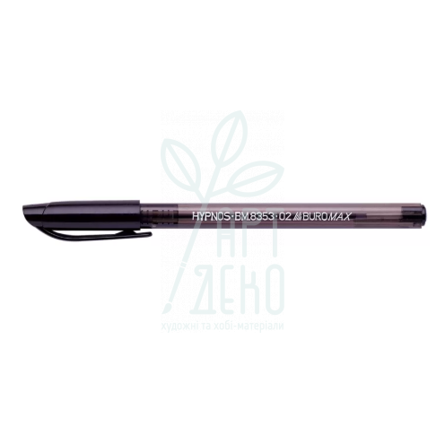 Ручка олійна Hypnos, 0,5 мм, чорна, Buromax