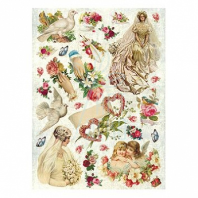 Декупажні карти на рисовому папері Rice Paper Decoupage, А4 (21х29,7 см), №231, Cadence