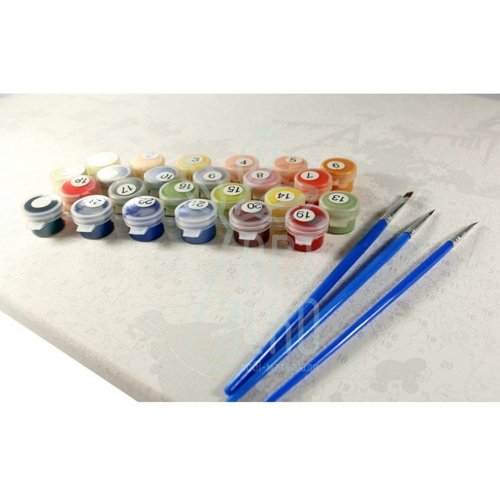Набір для розпису за номерами "Ніжність півоній (big)", 50х65 см, Ідейка
