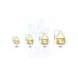 Вішачок мілкий, латунне покриття, Італія