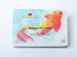 Склейка для акварелі, гуаші Acquerello Italia Cold Press, 15,5х11,5 см, 300 г/м2, 10 л., Magnani