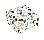 Коробка подарункова "Кольорові серця", Україна