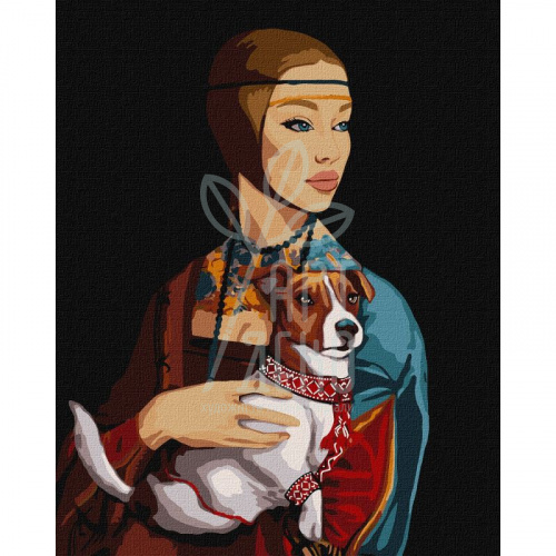 Набір для розпису за номерами "Справжній українець", 40х50 см, Ідейка
