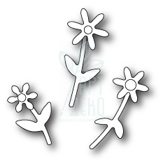 Ніж для скрапбукінгу Mini Floral Bouquet Craft Die, Poppystamps